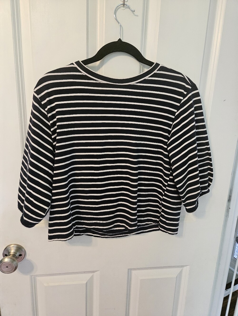 Anthroplogie Maeve Nautical Striped Blouse
